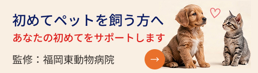 初めてペットを飼う方へ
